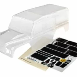 TRA8011 TRAXXAS Body, Land Rover Defender (clear, Trimmed, Requires Painting)/ Window Masks/ Decal Sheet