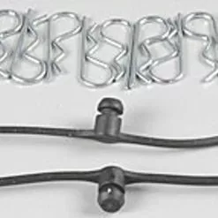 DUB2245 Dubro Body Klip Retainers Black (2)