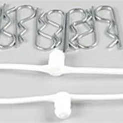 DUB2246 Dubro Body Klip Retainers White (2)