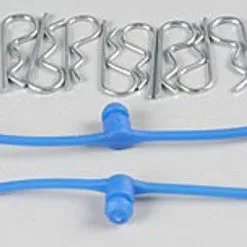 DUB2249 DUBRO BODY CLIP RETAINER BLUE