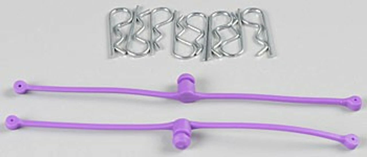 DUB2250 Dubro Body Klip Retainers Purple (2) 3 DUB2250 Dubro Body Klip Retainers Purple (2)