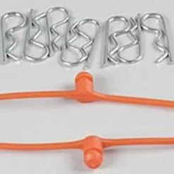 DUB2252 Dubro Body Klip Retainers Orange (2)
