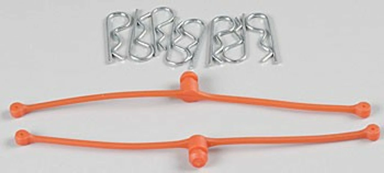 DUB2252 Dubro Body Klip Retainers Orange (2) 3 DUB2252 Dubro Body Klip Retainers Orange (2)