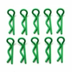 RC-ONE RCO4001 RC ONE SMALL BODY PINS, GREEN, (10)