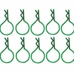 RC-ONE RCO4009 RC ONE LARGE RING BODY PINS, GREEN, (10)