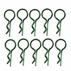 RC-ONE RCO4017 RC ONE MEDIUM BODY PINS, GREEN, (10)