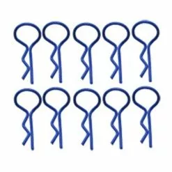 RC-ONE RCO4070 RC ONE BENT MEDIUM BODY PINS BLUE (10)