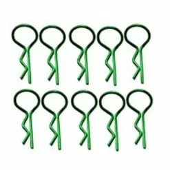 RC-ONE RCO4071 RC ONE BENT MEDIUM BODY PINS GREEN (10)