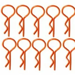 RC-ONE RCO4073 RC ONE BENT MEDIUM BODY PINS ORANGE (10)