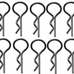 RC-ONE RCO4077 RC ONE X17 BENT MEDIUM BLACK BODY PINS (10)