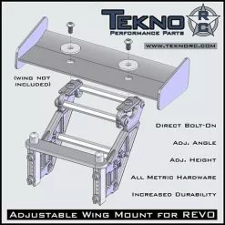 TKR1009 Tekno RC Adjustable Wing Mount Revo