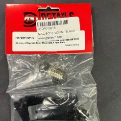DTDR01001B HOBBY DETAILS Aluminum Magnetic Body Mount Set - Black