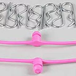 DUB2251 Dubro Body Klip Retainers Pink (2)