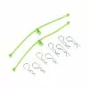 DUB2253 Dubro Body Klip Retainers Lime Green (2) -Body Retainers store dub2253 90795.1666109730