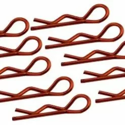 DTEL01004B4 Hobby Details Color Bodyshell R Clips - Orange