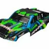 TRA6844X TRAXXAS BODY SLASH 4X4 GREEN AND BLUE