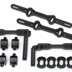 TRA8316 TRAXXAS BODY MOUNTS, FRONT & REAR/ BODY