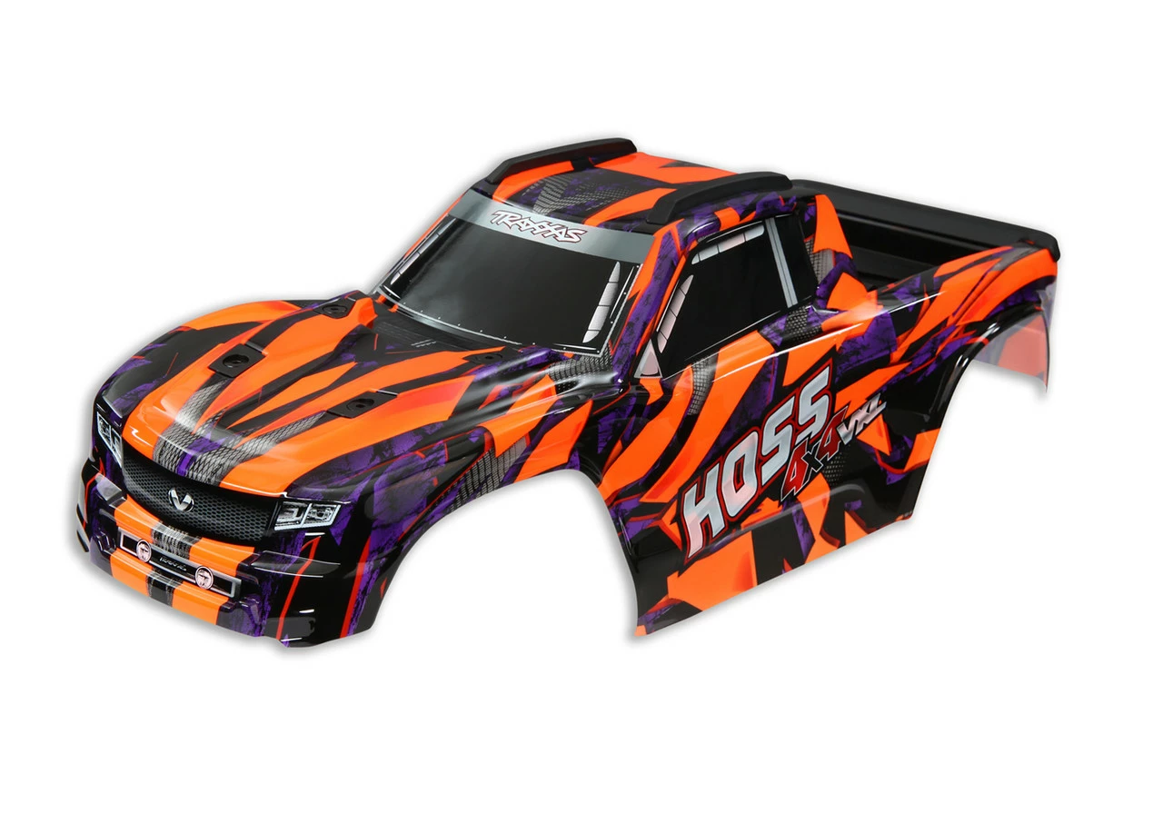 TRA9011A TRAXXAS Hoss® 4X4 VXL Body W/ Window, Grille, And Lights Decal Sheet - Orange 3 TRA9011A TRAXXAS Hoss® 4X4 VXL Body W/ Window, Grille, And Lights Decal Sheet - Orange