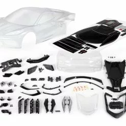 TRA9311 TRAXXAS Chevrolet Corvette Stingray Body - Clear -Body Retainers store tra9311 2 92241.1666283858