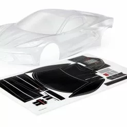 TRA9311 TRAXXAS Chevrolet Corvette Stingray Body - Clear